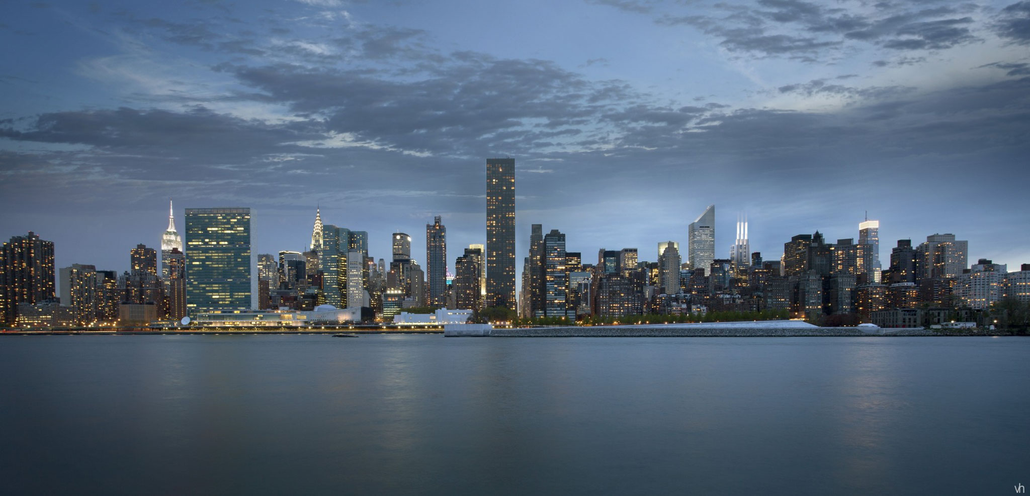 纽约天际线里的425公园大道项目©Foster+Partners.jpg