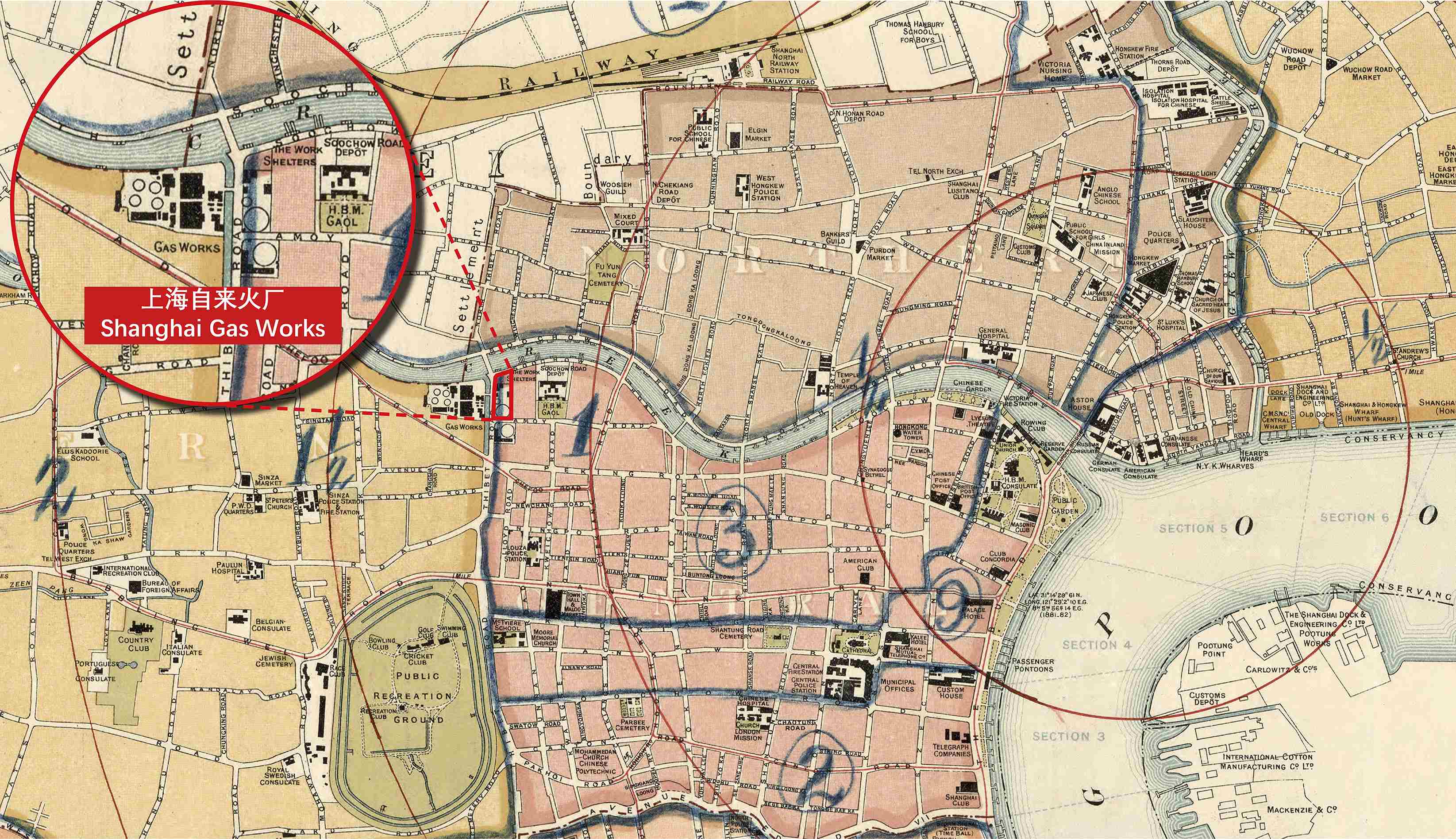 1918年由工部局颁布的市政配套图上显示的自来火厂所在位置_1.jpg