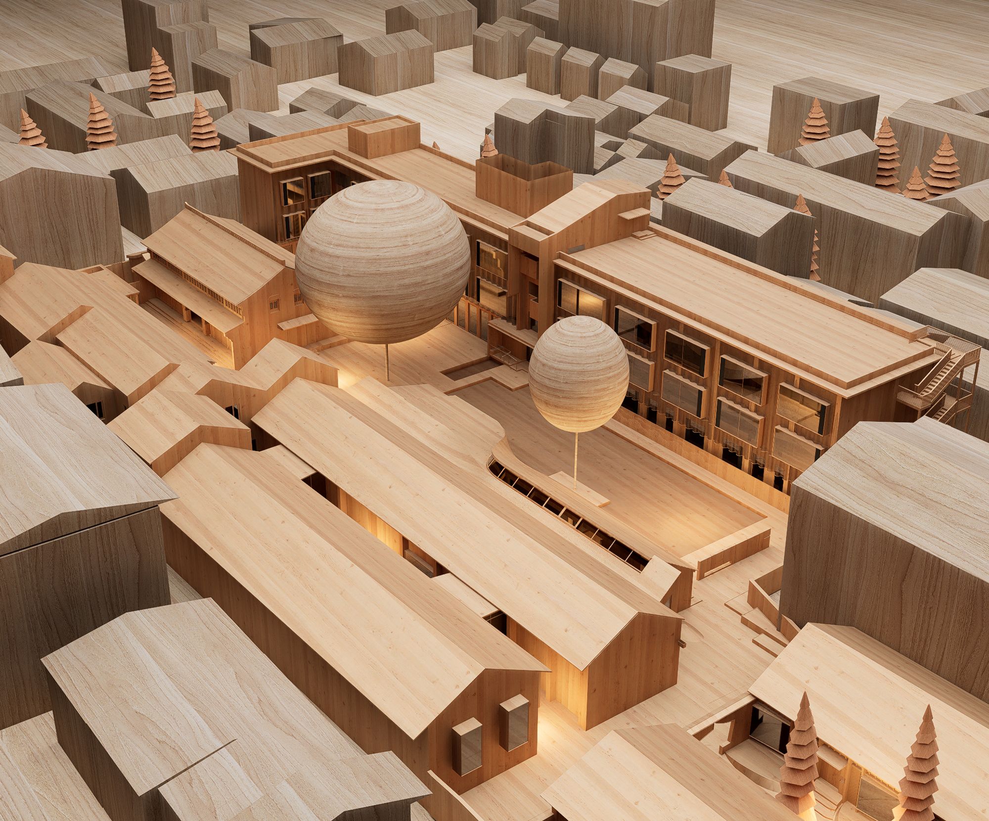 1773902769980798uzB5.jpg 4_ 中央庭院模型 Central Courtyard Model ©零壹城市 LYCS.jpg