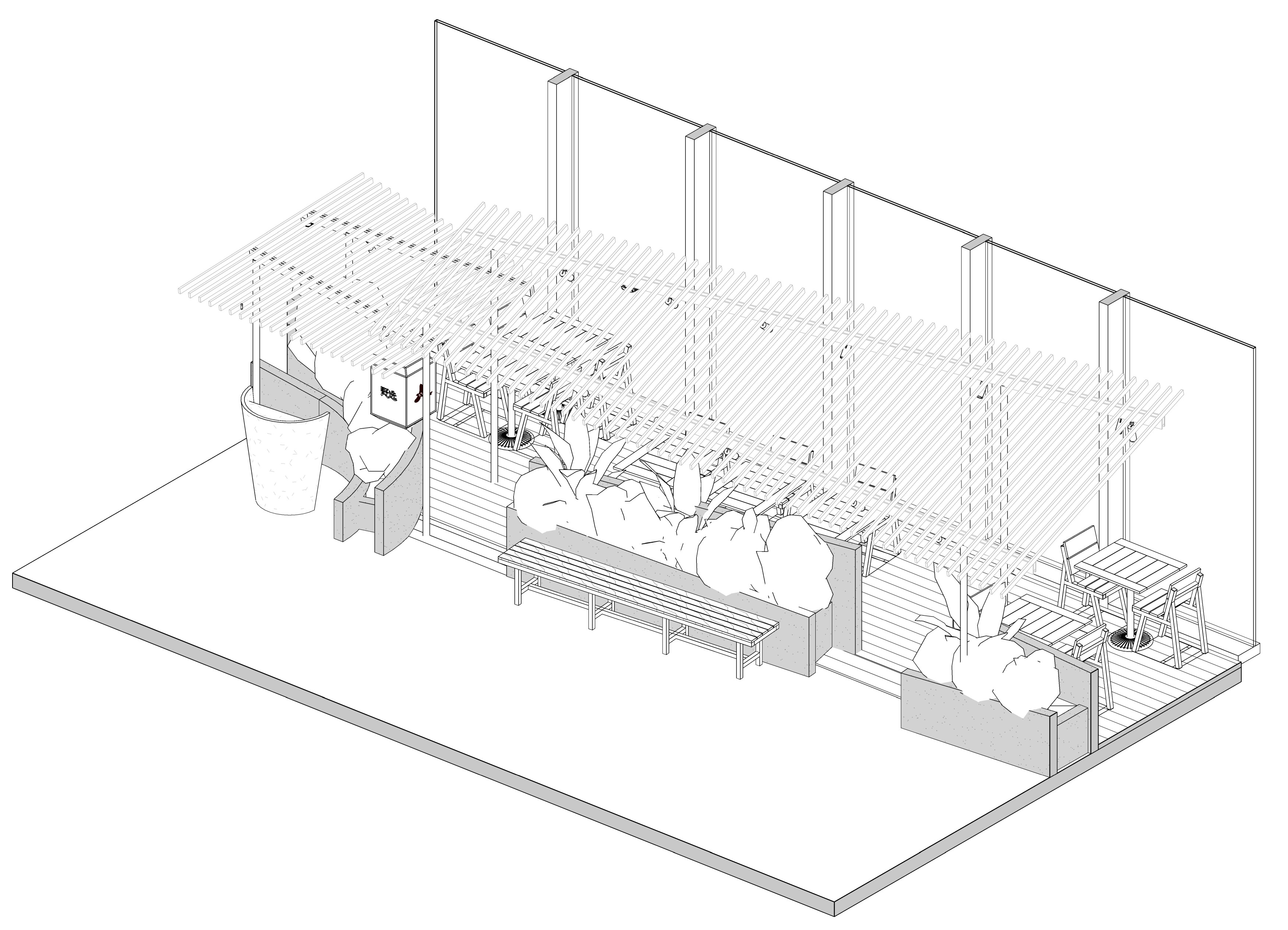 1776304771686453FAm3.jpg 0116-YEXUAN-SH-MIXC-V3 - 三维视图 - revit渲染视图-二楼外摆区.jpg