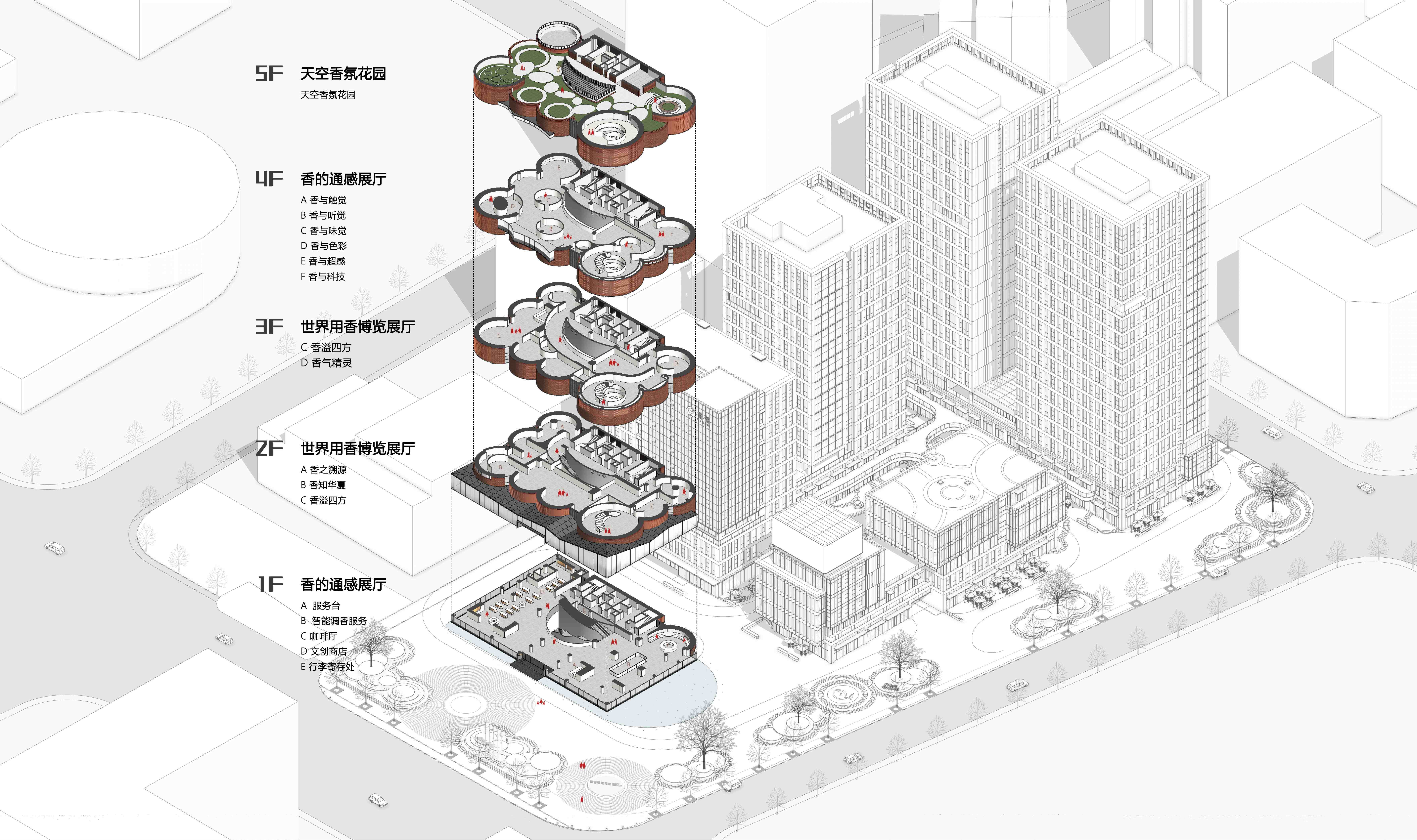 23 空间轴测图 ©️深圳华汇设计Axonometric drawing ©️Shenzhen Huahui Design.jpg