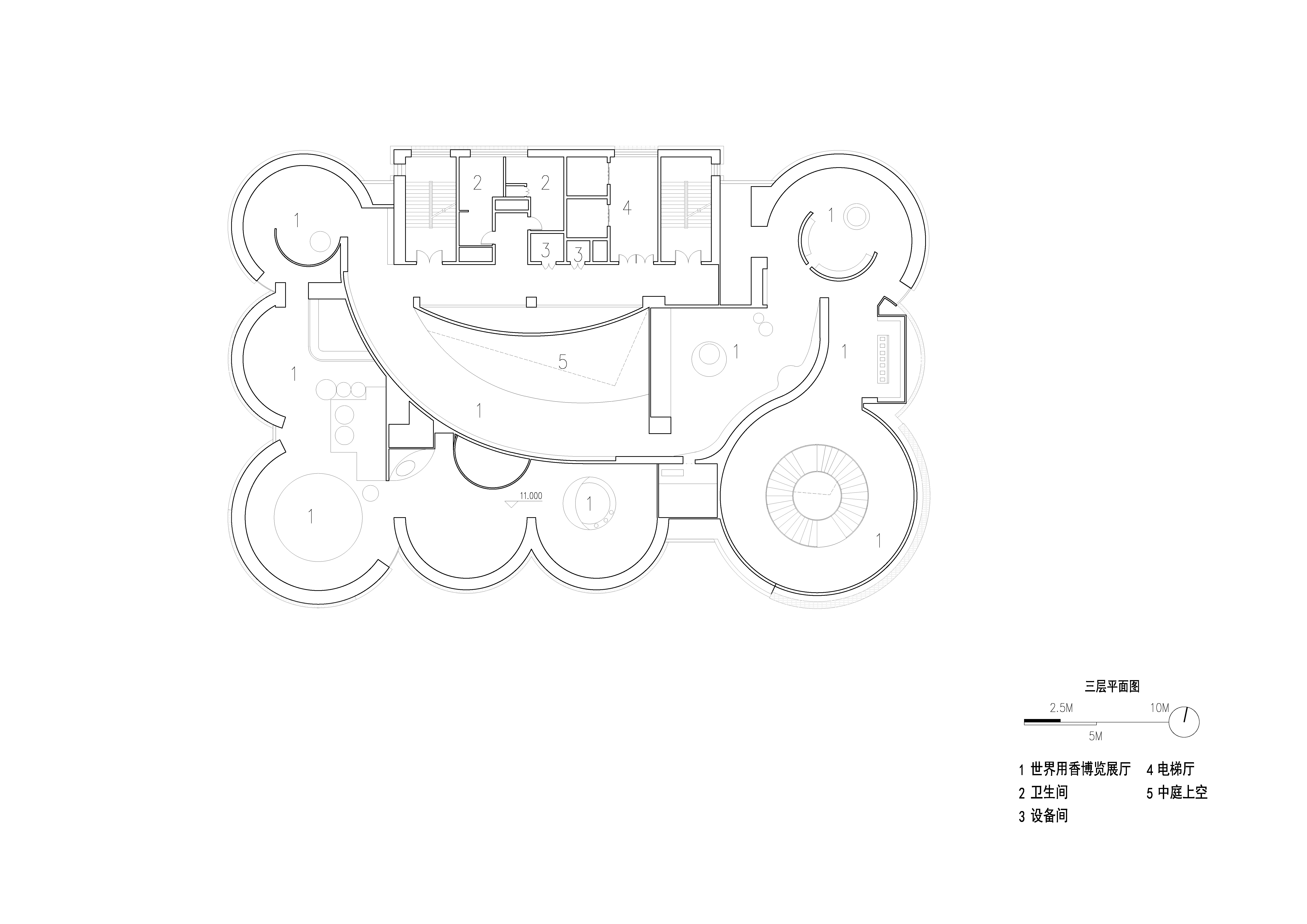 50 三层平面图 ©️深圳华汇设计Third Floor Plan ©️ Shenzhen Huahui Design.jpg